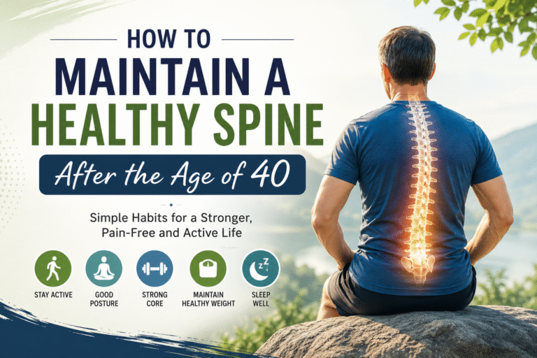 How to Maintain a Healthy Spine After the Age of 40