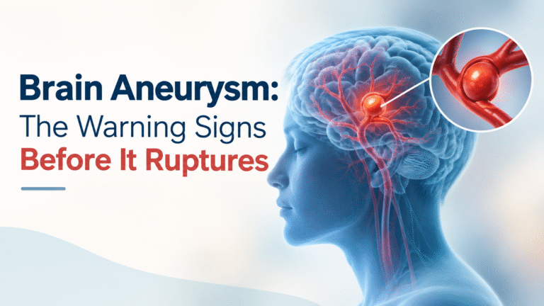 Brain Aneurysm: The Warning Signs Before It Ruptures